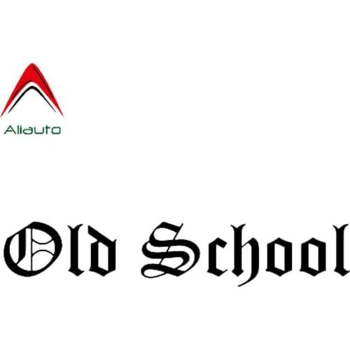 Aliauto Fashion Car Sticker Letter Old School Decoration Waterproof Vinyl Decal for Motorcycle JDM Kia Rio Chevrolet,16cm*3cm