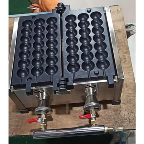New Balls Waffle Ball Taiyaki Bubble Gas Takoyaki Machine cooking pan with 3pcs in stock