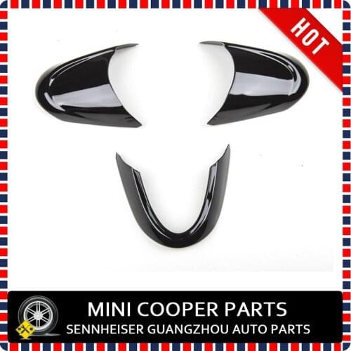 Brand New ABS Material UV Protected Mini Ray Style No-Multifunctional Steering Wheel Cover For mini cooper F55 F56 (3 Pcs/Set)