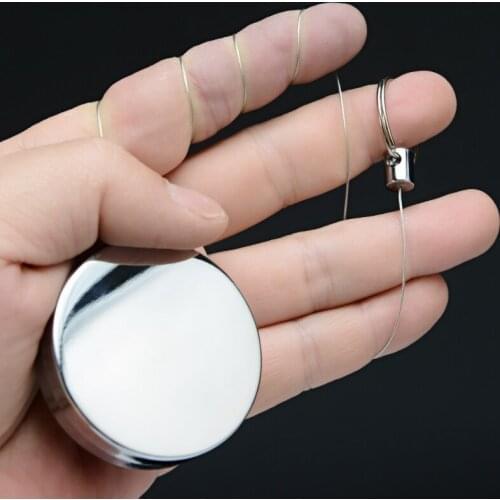 Outdoor EDC Tool Mini Anti-lost Keychain Fishing Zinger Retracting Ring Holder Finder Resilience Tactical Retractable Wire Rope