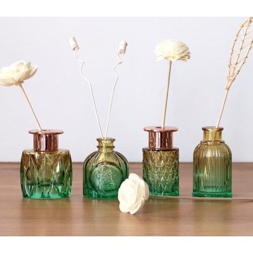 Vase Transparent Decorative Glass Vase Decoration Living Room Home Accessories Flower Vase