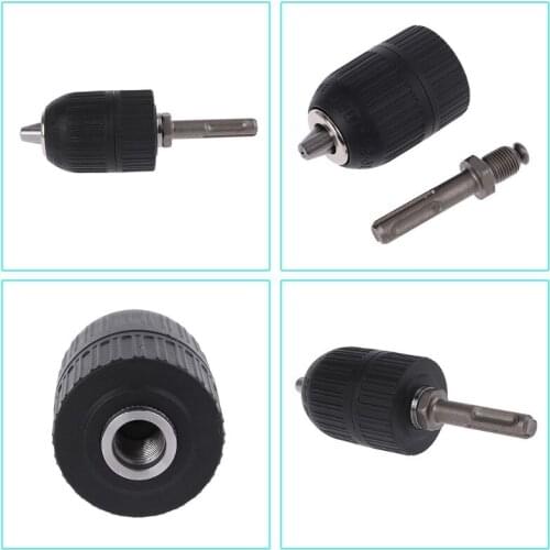 SDS Plus Shank to 1/2" 20 UNF Keyless Chuck Adapter Impact Drill 3-Jaw 2-13mm power hammer drill D0AC