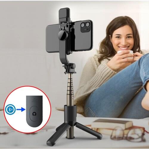 Gimbal Selfie Stick Stabilizer Telescopic Tripe Phone Selfie Stick Tripod For Mobile Phone Smartphone Monopod Tripod Holder