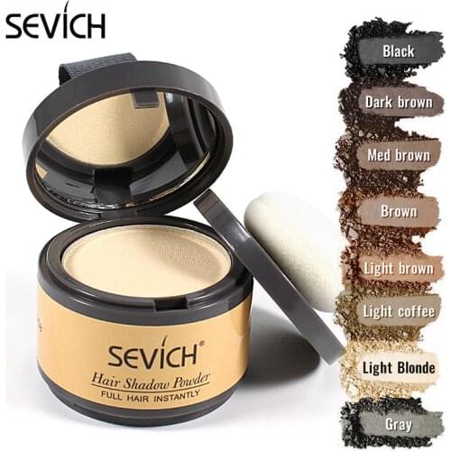 Sevich 4g Light Blonde Color Hair Fluffy Powder Makeup Concealer Root Cover Up Coverage Natural Instant Hair Shadow Powder