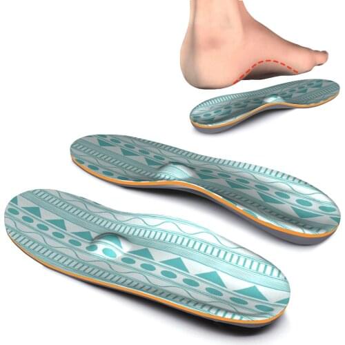 Blue Design Memory Foam Thick Orthotic Insoles,Original Arch Support Insoles,Plantar Fasciitis Relief Shoe Inserts Men and Women