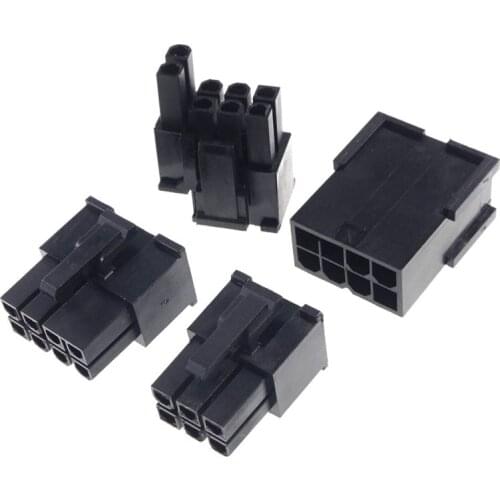 4.20 mm 6 8 6+2 Pin Male Female Housing PC computer Video Card Graphics Card GPU PCI-E PCIe Power Connector Plug Receptacle