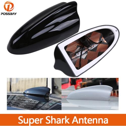 Car Super Shark Fin Roof Antenna Universal FM Signal Aerials Amplifier for Mini Cooper/Suzuki Swift/Seat Ibiza/Citroen C4 C3/BMW
