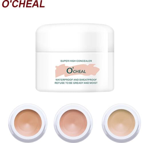 Waterproof Oil-control Cream for Full Coverage Concealer Lightweight Smoothing Highest Coverage Concealer Comestics Accessories