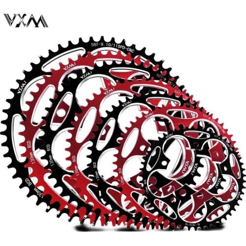 VXM Road Bicylcle 130BCD 50T 52T 54T 56T 58T 60T Narrow Wide Chainwheel Bike Alloy Ultralight Climbing Power Chainring Plate