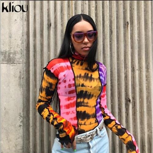 Patchwork Striped Sexy Women Summer T-shirt Tops Ladies Long Sleeve Crop Tops Female Evening Party Club Wear