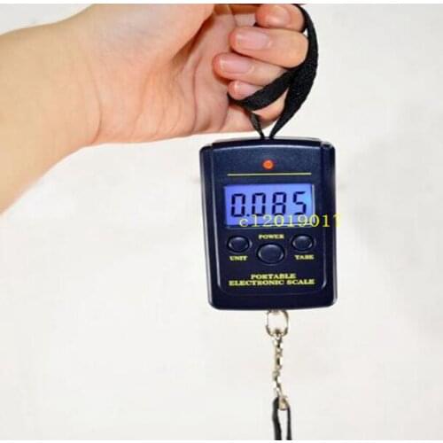100pcs new 40kg*10g Mini Digital Handy Scales Handing Electronic Digital Balance Portable Weight Scale LCD Display