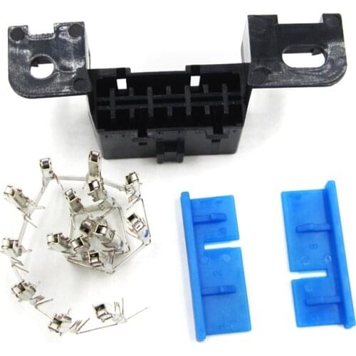 16pin obd2 connector OBD2 OBD 2 16Pin Female angle Connector OBD Female Wire Sockets Connector obd ii adapter Diagnostic Tools