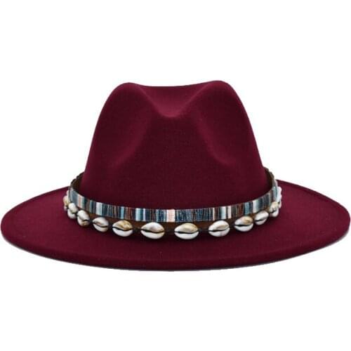 2020 Womens Autumn And Winter Wool Hat Black High-Top Jazz Hat Mens Panama Hard Hat Casual Hat F5