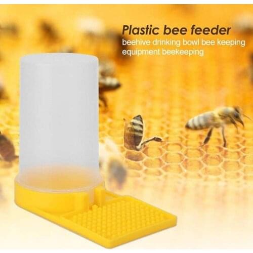 4PCS Beekeeping Feeder Honey Bee Feeders Drinking Water Waterer Watering Bees Tools Supplies Feeding Drinker Plastic Tool