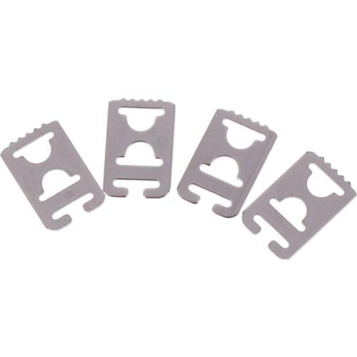 20Pcs/lot Metal No Tie Flat Shoelaces Buckle Lazy Shoe Laces Shoe Decorations Wholesale