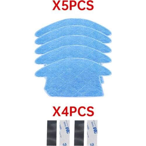 5pcs/lot High quality chuwi ilife Robot Vacuum Cleaner MOP Cloths for ILIFE V7S Replacement Mop Cleaning Robot Vacuum Cleaner