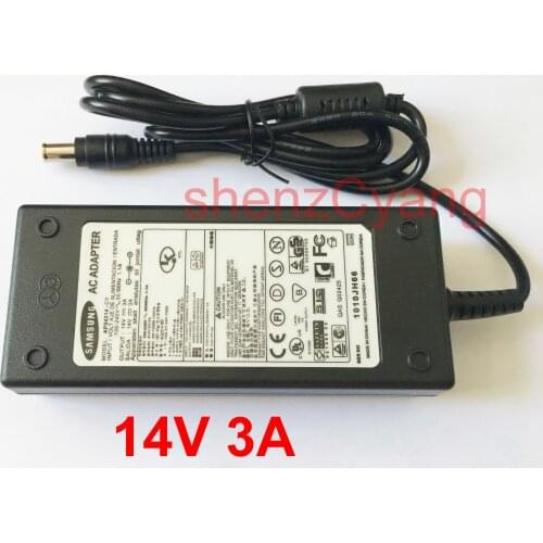 1PCS 14V 3A Adapter For Samsung LCD Monitor BX2235 S22A100N S19A100N S22A200B S22A300B S23A300B S19A300B S20A300B