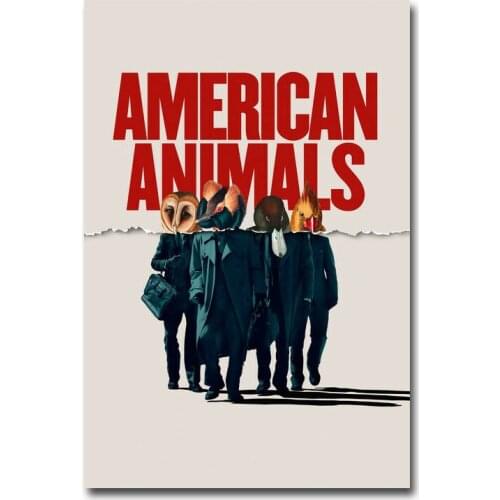American Animals 2018 Hot Movie 2 Silk Fabric Wall Poster Art Decor Sticker Bright