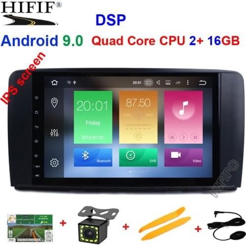 9 Inch Android 9.0 Car Multimedia Player For Mercedes Benz AMG R Class W251 R300 R350 R63 2 Din Car Radio GPS RDS Stereo