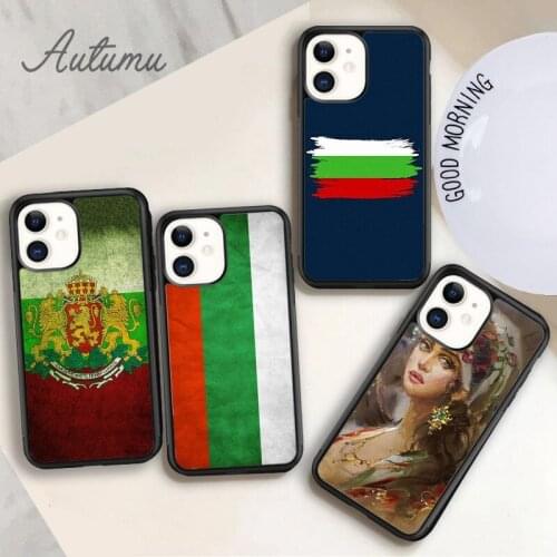 Bulgaria Flag oil painting Phone Case for iPhone 11 12 Pro Max mini X XR XS SE 2020 5 6S 7 8 Plus Samsung Galaxy S8 S9 S10 Cover