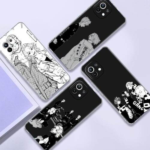 Clear Case For Xiaomi Mi Poco X3 NFC 10T Pro 11 F3 GT M3 Note 10 Lite 9 9T F1 Silicone Phone Cover Funda Tokyo Revengers Fundas