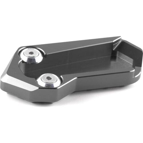 For KYMCO AK550 2017 2018 Motorcycle Accessories CNC Aluminum Alloy Kickstand Sidestand Stand Extension Enlarger Plate Pad