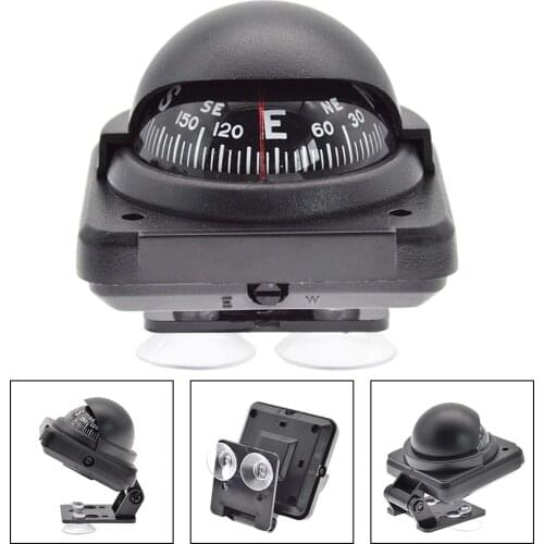 Outdoor Sea Marine Electronic Digital Compass Boat Caravan Truck Black Car Compass Boat Equipment Accessories Multifunctional