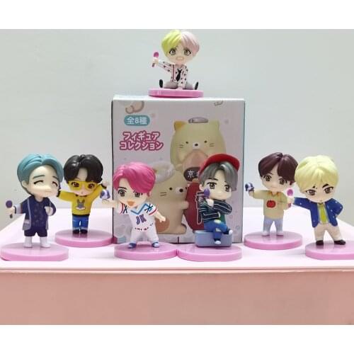 Korean Star Kpop Bangtan Boys Figure Doll Girl Toys Car Ornaments JIMIN JUNG KOOK Decoration Adult Fans Favorite Birthday Gifts