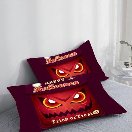 Cartoon Pillow Case Pillowcase Custom/50x70/50x75/50x80 Decorative Pillow Cover for Kids/baby/children/boy,Halloween trick treat