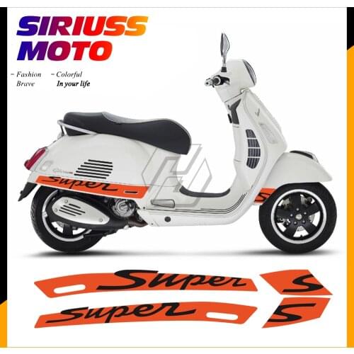 Motorcycle Decal Case for Vespa GTS 300 GTS300 Sport Super Sticker