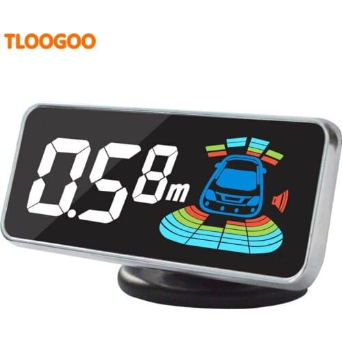 New Arrival Parking Sensor 8 Sensors LCD Kit Display Car Reverse Backup Radar Monitor System