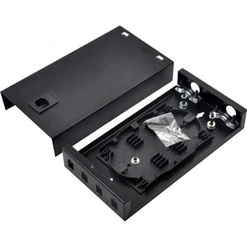 Wholesaler Fiber Terminal Box 4 Core/Port Wall Mount Design OTB,ODF,Fiber Optic FTTH Terminal Distribution Box