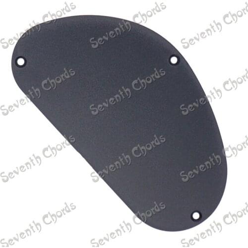 Sand grinding Plastic Guitar Pickguard Cavity Cover Cover Back Plate Wiring BackPlate for Guitar Bass Replacement/LJ-DK03-Black