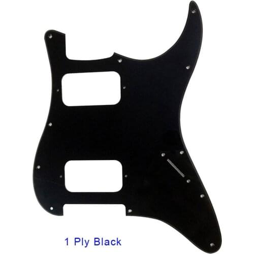 Pleroo Custom Guitar Parts - For 72' 11 Screw Hole Standard St HH Humbuckers Guitar pickguard Scratch Plate