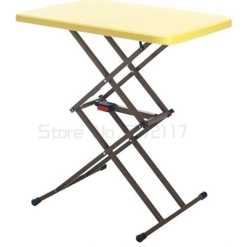 Folding table lifting table balcony table folding table household simple portable square table dining table
