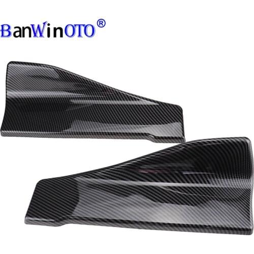 Universal Car Bumper Spoiler Winglet Wings Rear Lip Angle Splitter Diffuser Anti-crash Car Body Side Skirt Splitter Protector