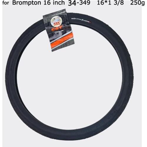 CST Bike Tire 16 inch 37-349 rim Tube 16*1-3/8 For Brompton Folding bike Tyre