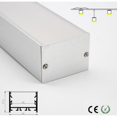 High quality heavy and strong aluminum led channels recessed ceiling lighting wall lighting customized length available