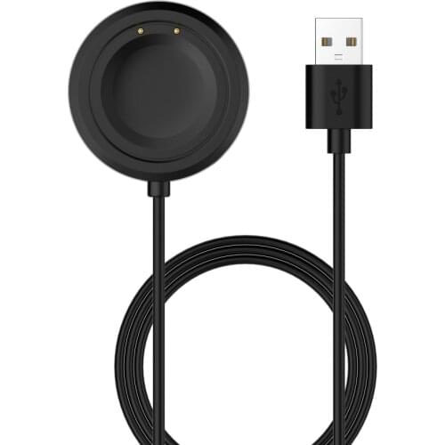 For VivoWatch Charger Portable USB Cable Charging Dock Cradle Charger For Vivo Watch Smartwatch Accessories Black 1m wire cable