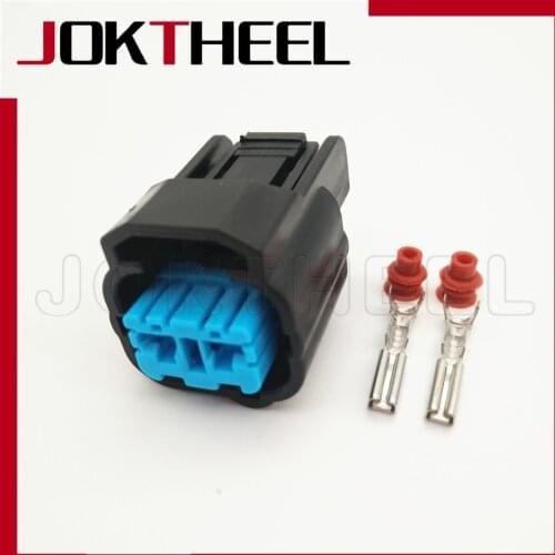 1-20 sets 2 pin blue female housing socket Waterproof plug for Honda Accord Flight Civic Odyssey CRV Wave Box Gearbox 6189-0552