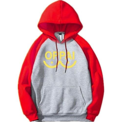 2020 One Punch Man Men Women Hoodies Japan Anime ONE Oppai Hoodies ONE PUNCH-MAN re-make Fleece Jacket Harajuku Sweatshirts