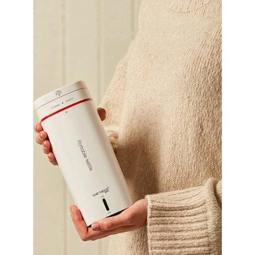 500ML Portable Electric Kettle 220V 300W Electric Water Kettle Fast Boiling Water Heater Outdoor Traveling Insulation Boiler