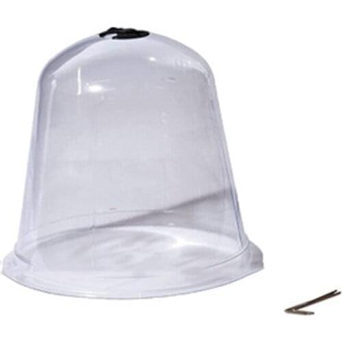 6 Packs Garden Cloche Dome Plant Bell Protector Cover with 18 Pcs Ground Securing Pegs for Frost Freeze Plant Protection