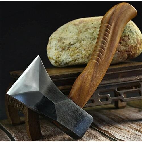 Household woodcutters longquan handmade forge wood chop wood axe chop ox bone pig foot bone ghost hand made short axe