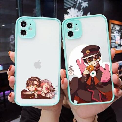Kamado Nezuko Kimetsu No Yaiba Demon Slayer Phone Cases matte transparent For iphone 7 8 11 12 plus mini x xs xr pro max cover