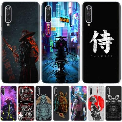 Samurai Japanese Art Phone Case for Xiaomi Note 10 Mi 11 9 8 CC9 5X 6X A1 A2 A3 9T 10T Lite Pro Poco F1 X3 NFC F3 Cover Coque