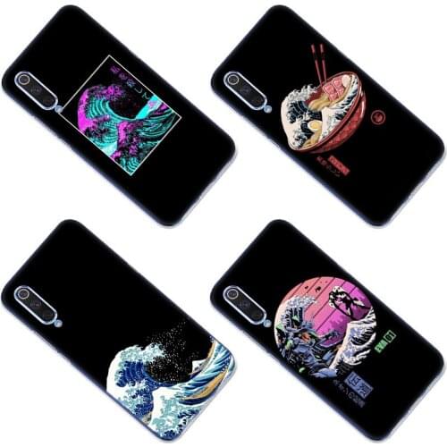 The Great Wave off Kanagawa Silicone Case for Xiaomi Mi POCO X3 GT NFC M3 F3 9 9E A1 A2 A3 10T Pro 11i 11T 11 Lite CC9E Cover