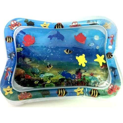 Baby Water Play Mat Toys Inflatable PVC infant play the water pad Toddler Activity Center square and round water mat for Kids