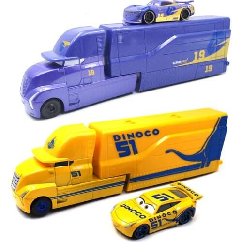 Disney Pixar Cars 3 Toys Lightning McQueen Jackson Storm Mack Uncle Truck 1:55 Diecast Model Car For Children Christmas Gifts