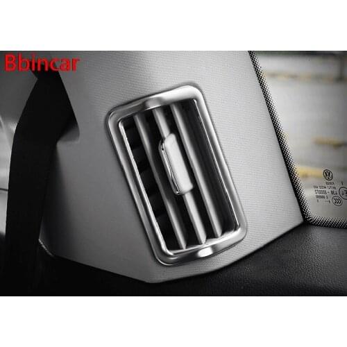 For Volkswagen VW Atlas Teramont 2017 2018 ABS Car Air Conditioner AC Vent Cover Trim Interior Outlet Frame Sticker